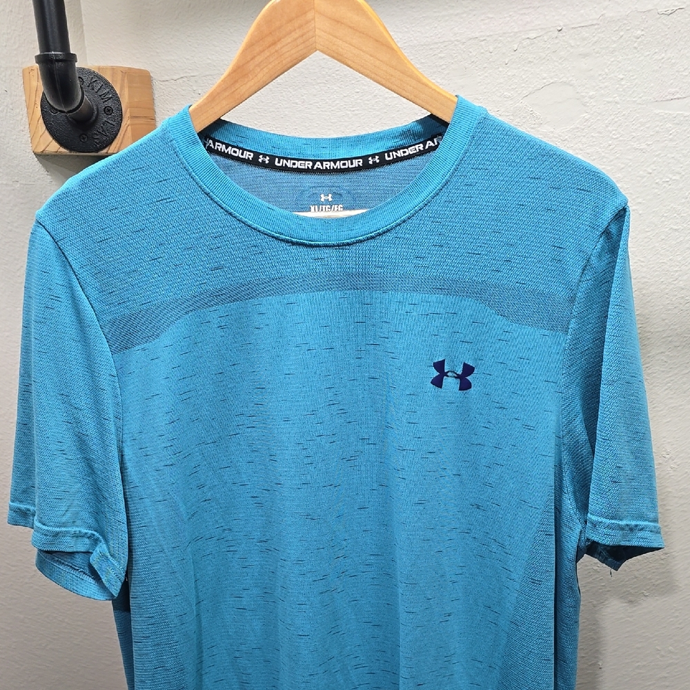 Under Armour Seamless Men's Teal Short Sleeve Tee